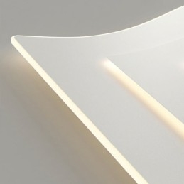 Moderne Loftslys Firkantet Akryl Flush Mount