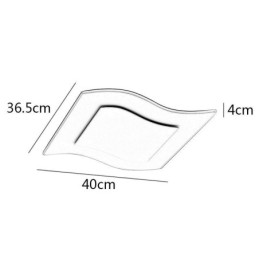 Moderne Loftslampe Firkantet akrylloftslampe