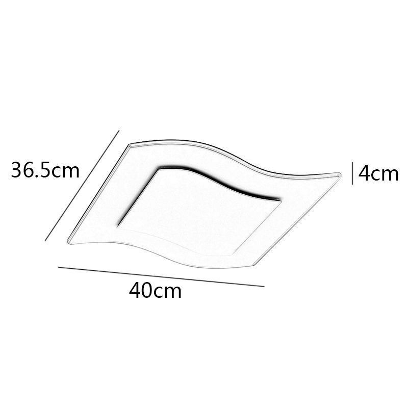 Moderne Loftslampe Firkantet akrylloftslampe