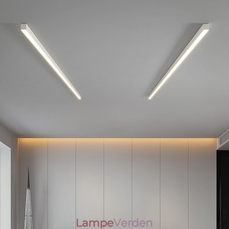 Moderne Loftslampe Lang Strip Overflademonteret Loftslampe