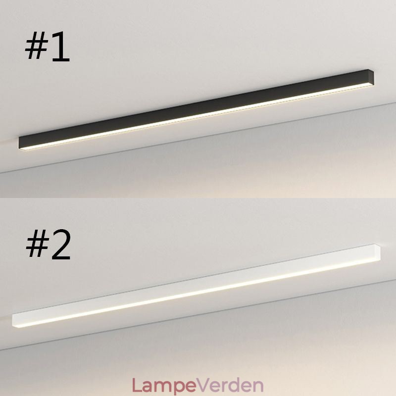 Moderne Loftslampe Lang Strip Overflademonteret Loftslampe