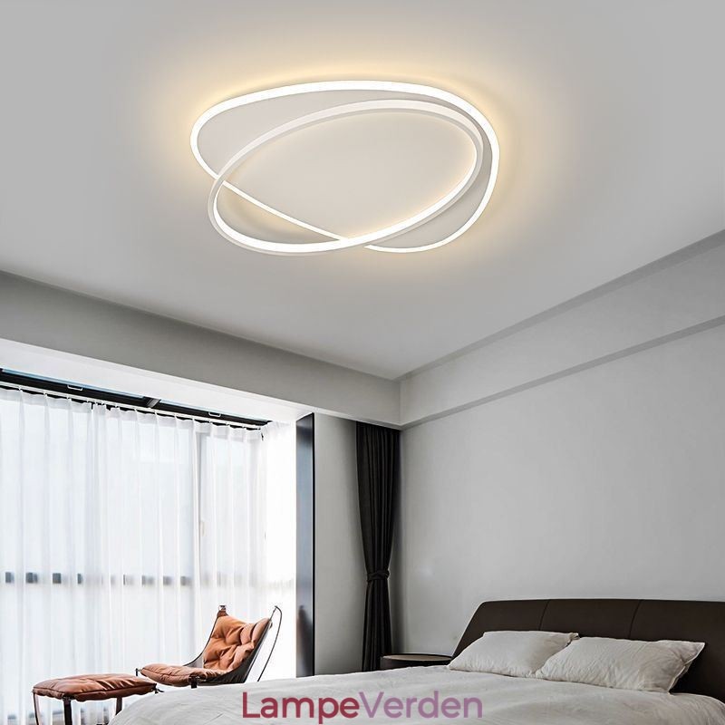 Moderne Loftslampe Oval Loftslampe