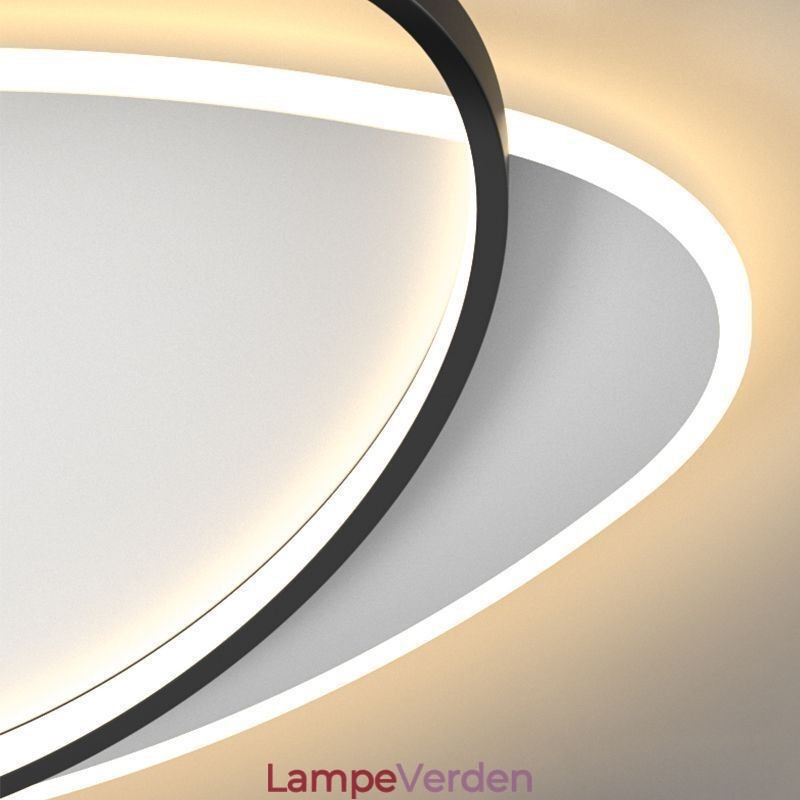 Moderne Loftslampe Oval Loftslampe