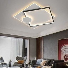 Moderne Loftslampe Firkantet Geometrisk akryl Loftslampe
