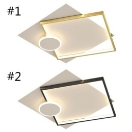 Moderne Loftslampe Firkantet Geometrisk akryl Loftslampe