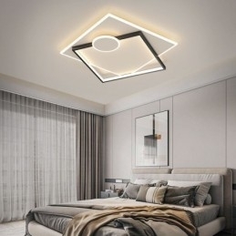 Moderne Loftslampe Firkantet Geometrisk akryl Loftslampe