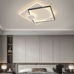 Moderne Loftslampe Firkantet Geometrisk akryl Loftslampe