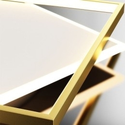 Moderne Loftslampe Firkantet Geometrisk akryl Loftslampe