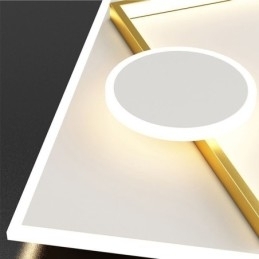 Moderne Loftslampe Firkantet Geometrisk akryl Loftslampe
