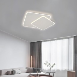 Moderne Flush Mount geometrisk firkantet loftslampe