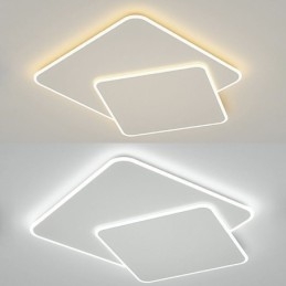Moderne Flush Mount geometrisk firkantet loftslampe