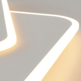 Moderne Flush Mount geometrisk firkantet loftslampe