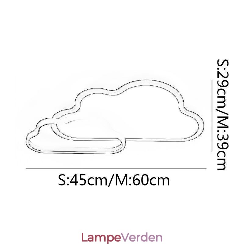 Moderne loftslampe Creative Cloud Dekorationslys