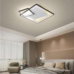 Moderne Loftslampe Firkantet Indendørs Smart Belysningsarmaturer