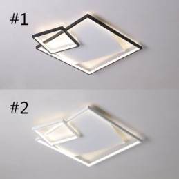 Moderne Loftslampe Firkantet Indendørs Smart Belysningsarmaturer