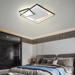 Moderne Loftslampe Firkantet Indendørs Smart Belysningsarmaturer