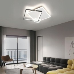 Moderne loftslampe Geometrisk firkantet loftslampe
