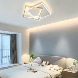 Moderne loftslampe Geometrisk firkantet loftslampe