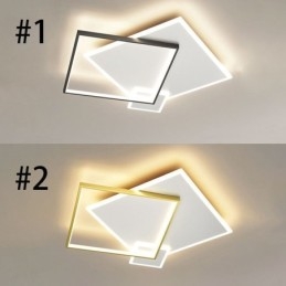 Moderne loftslampe Geometrisk firkantet loftslampe