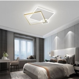 Moderne loftslampe Geometrisk firkantet loftslampe