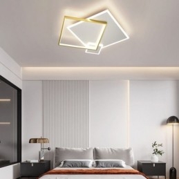 Moderne loftslampe Geometrisk firkantet loftslampe