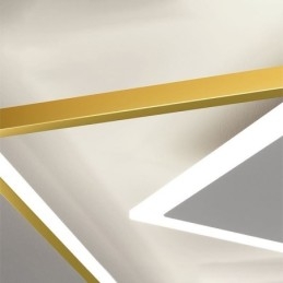 Moderne loftslampe Geometrisk firkantet loftslampe