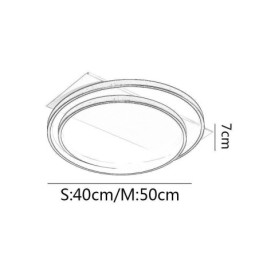 Moderne Loftslampe Rund Flush Mount Loftlampe