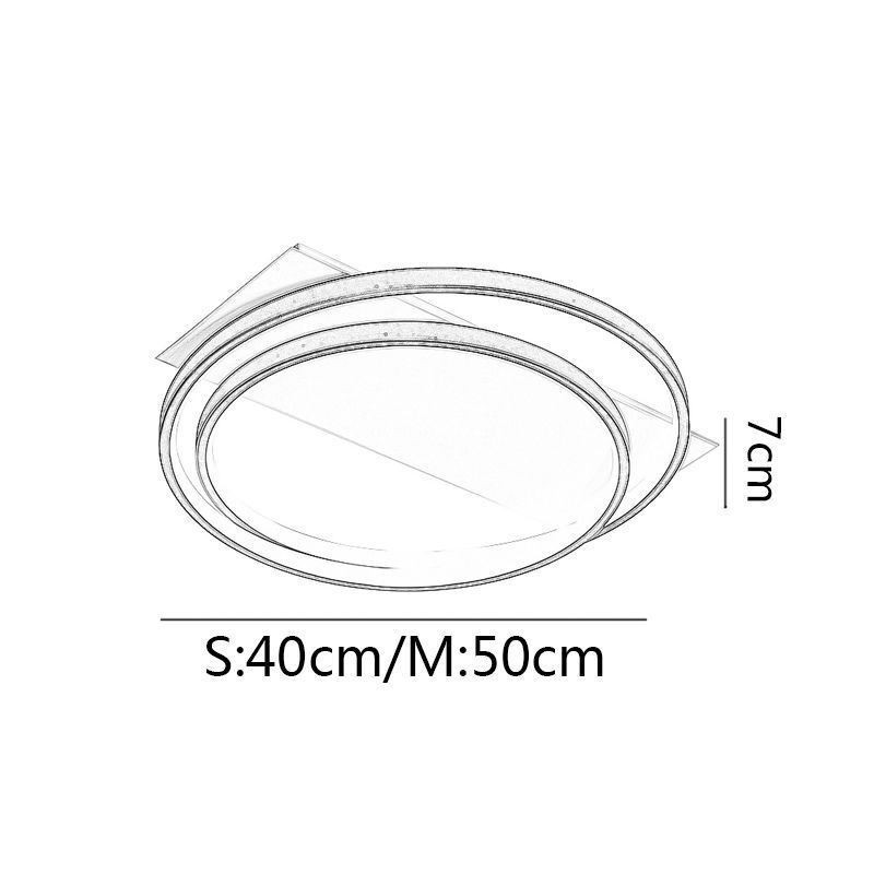 Moderne Loftslampe Rund Flush Mount Loftlampe