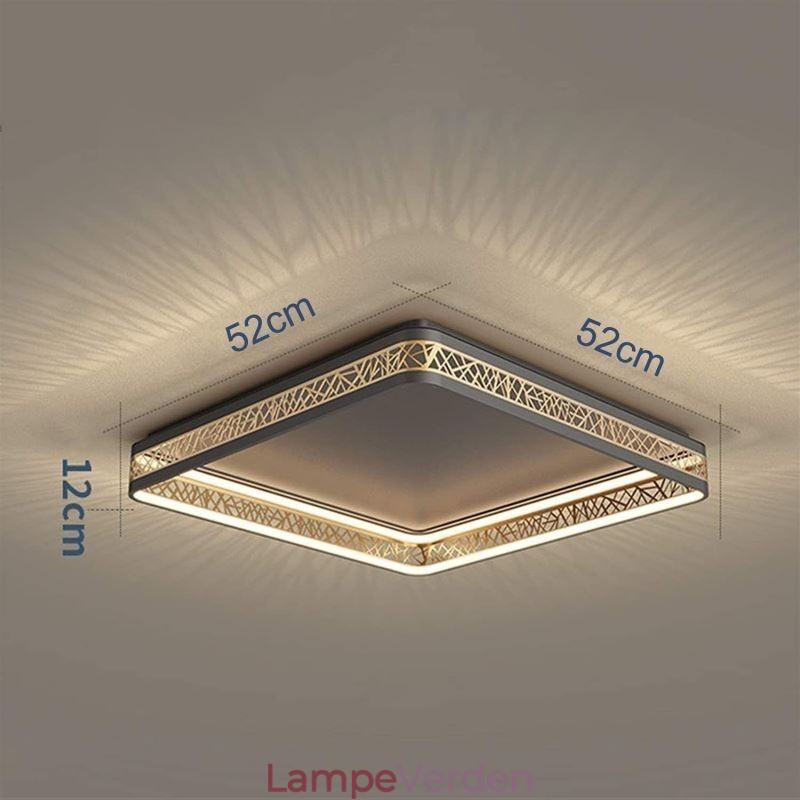 Loftslys Fuglerede Firkantet Lampe Moderne Armaturer