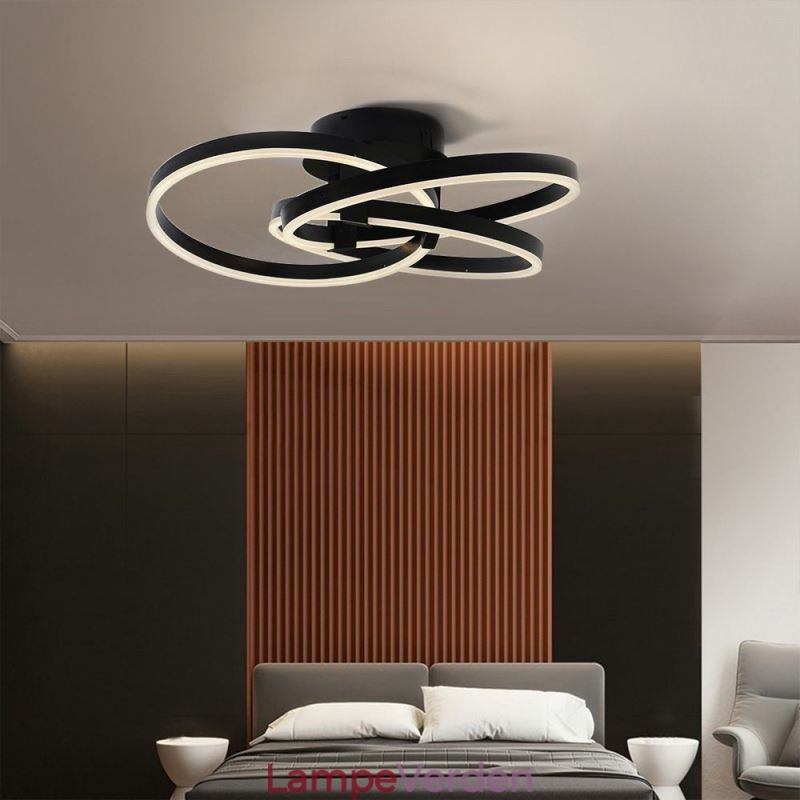 Moderne Loftslampe 3 Rings Loftslampe