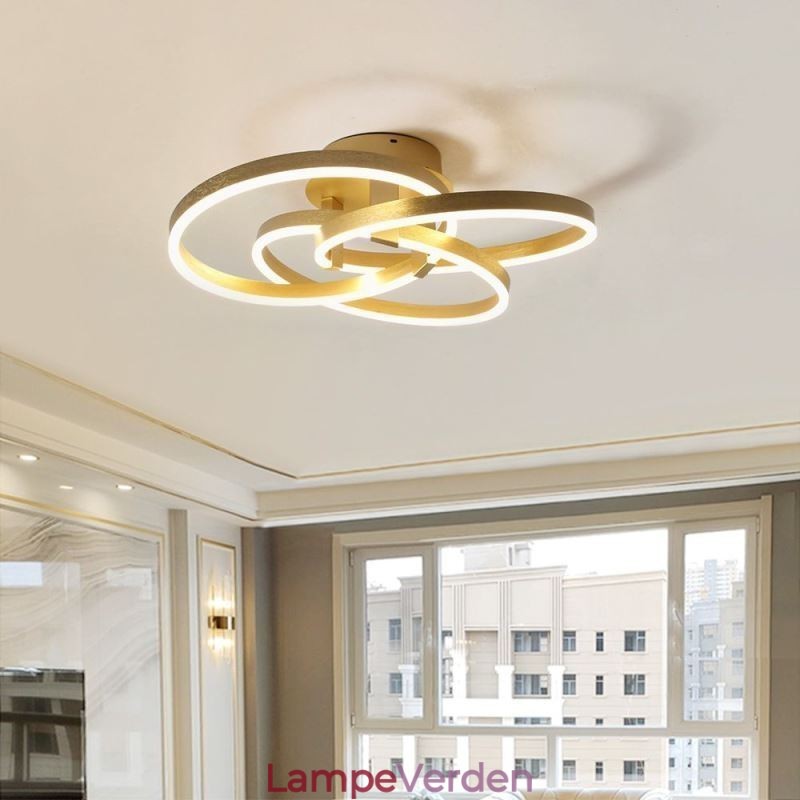 Moderne Loftslampe 3 Rings Loftslampe