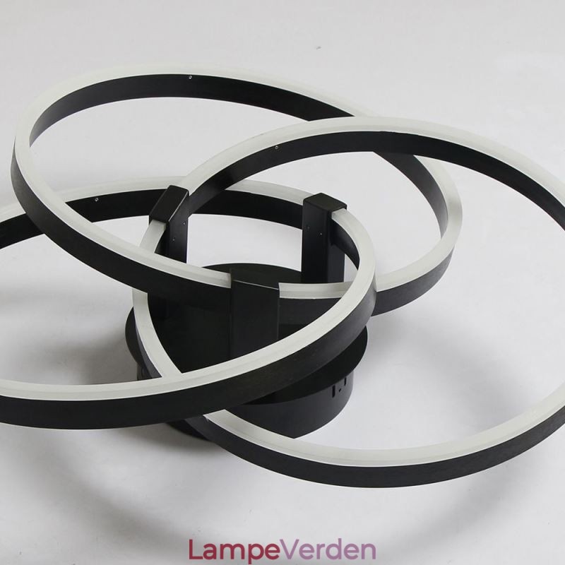 Moderne Loftslampe 3 Rings Loftslampe