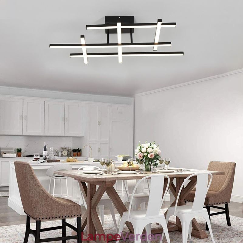 Flush Mount Loftslampe Aluminium Loftslampe