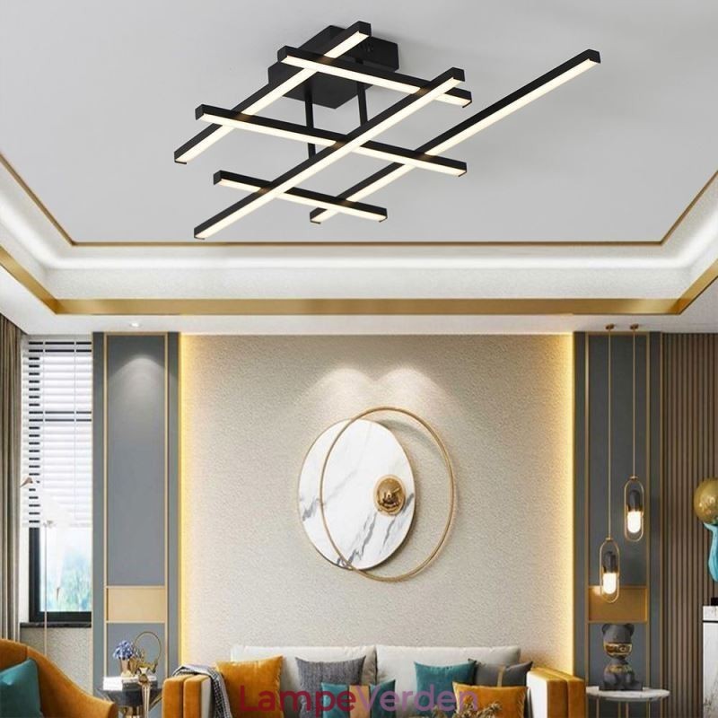 Flush Mount Loftslampe Aluminium Loftslampe