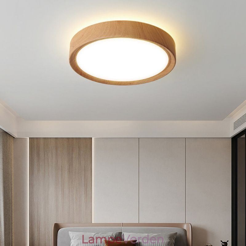 Træloftslamper Japansk loftslampe