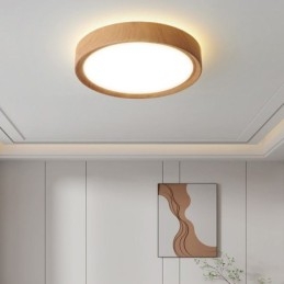 Træloftslamper Japansk loftslampe