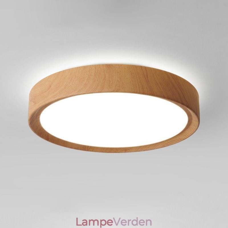 Træloftslamper Japansk loftslampe