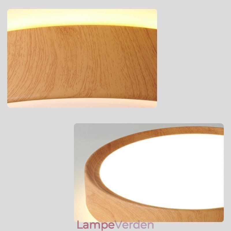 Træloftslamper Japansk loftslampe