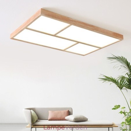 Moderne loftslampe minimalistisk træstil flush-mount loftslampe Moderne loftslampe minimalistisk træstil flush-mount loftslampe