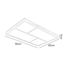 Moderne loftslampe minimalistisk træstil flush-mount loftslampe