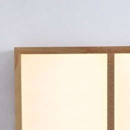 Moderne loftslampe minimalistisk træstil flush-mount loftslampe