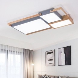 Moderne Loftslys Splejsning Rektangulær Loftslampe