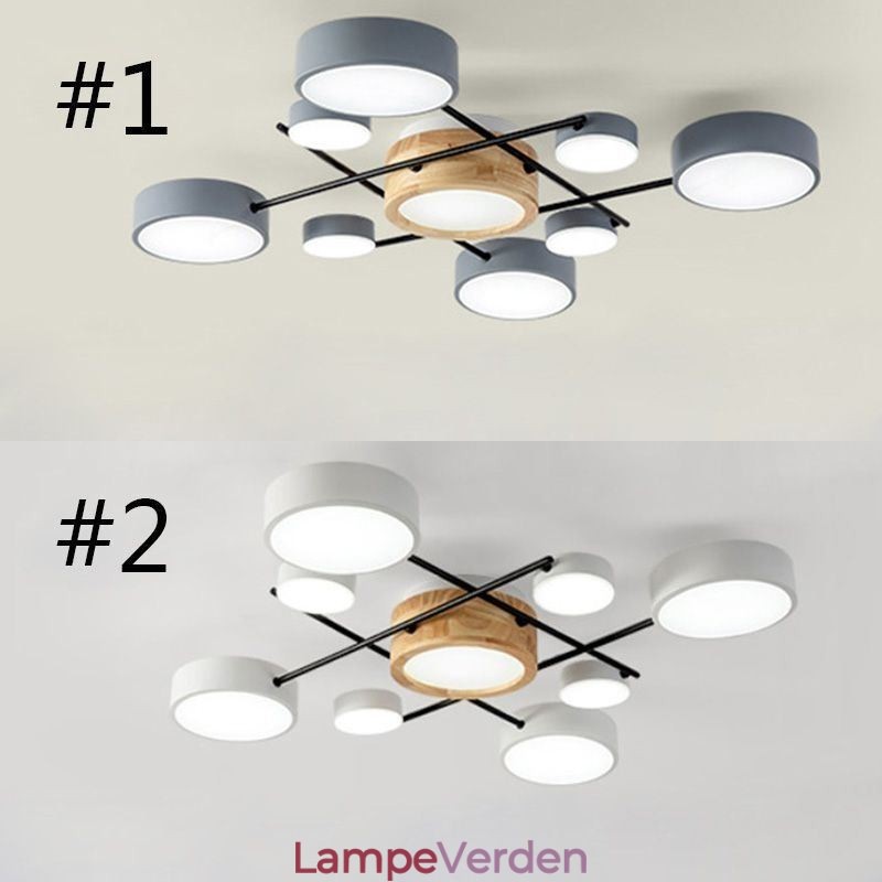 Moderne Loftslys Splejsning Firkantet Loftslampe