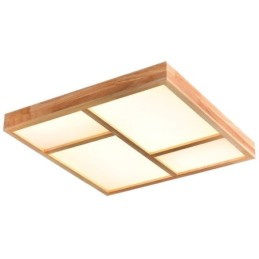 Japansk akryl loftslampe geometrisk træ loftslampe