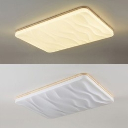 Japansk akryl loftslampe rektangulær bølgepap loftslampe