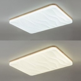 Japansk akryl loftslampe rektangulær bølgepap loftslampe