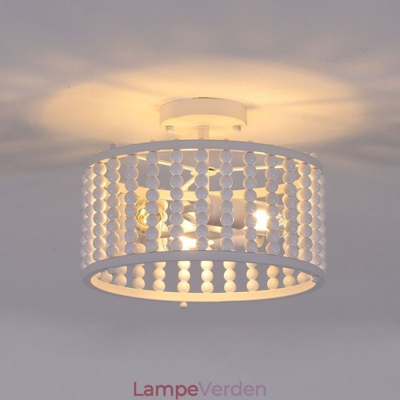 3 Lys Loftsbelysning Træperle Loft Lampway Foyer