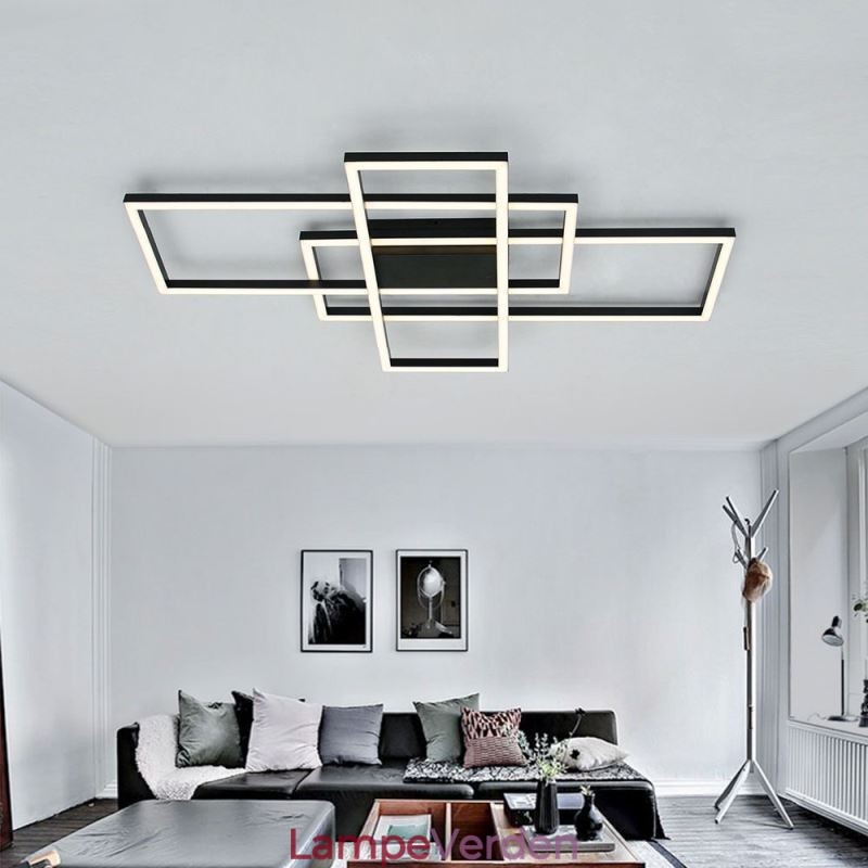 Moderne Loftslampe Geometrisk Firkantet Loftslampe