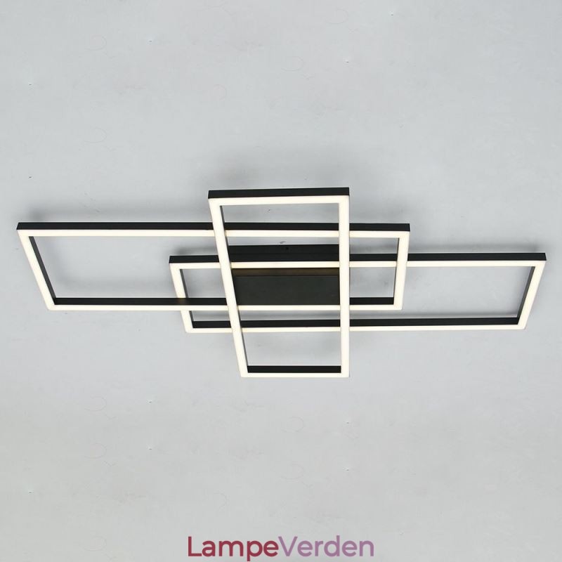 Moderne Loftslampe Geometrisk Firkantet Loftslampe