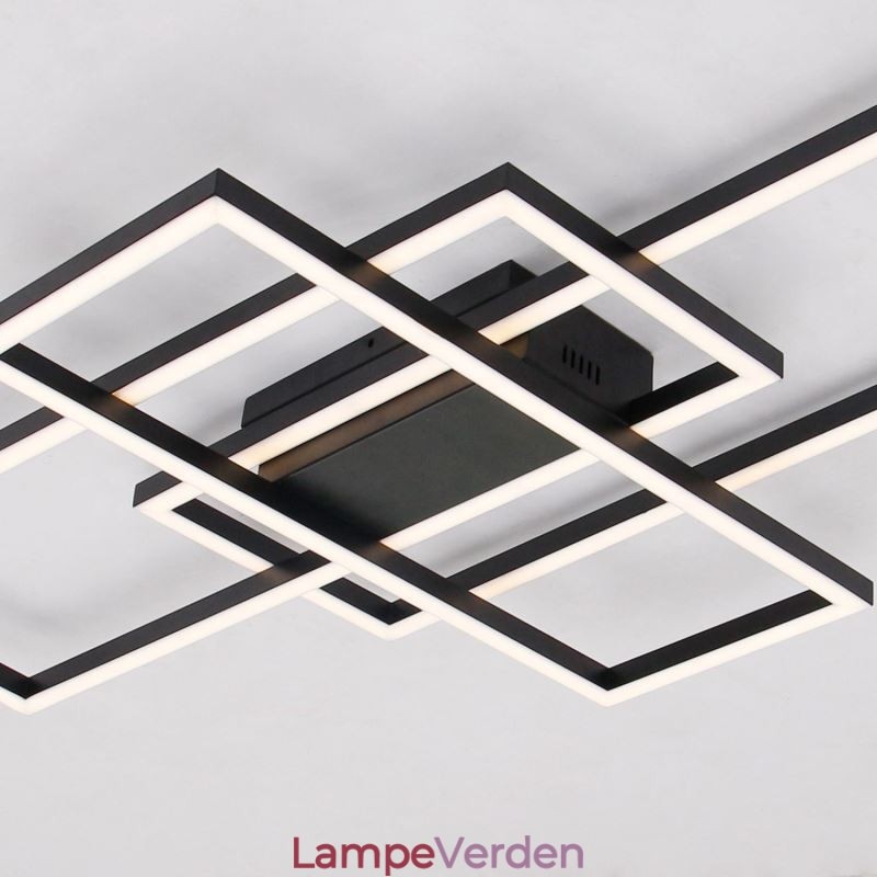 Moderne Loftslampe Geometrisk Firkantet Loftslampe
